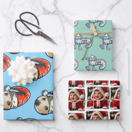 Personalized Photo Santa Candy Cane
