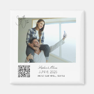 Personalized Photo Save the Date Wedding magnet