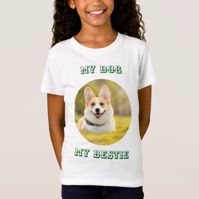 Personalized Photo Template for My Dog - My Best T Shirt (Framsida)