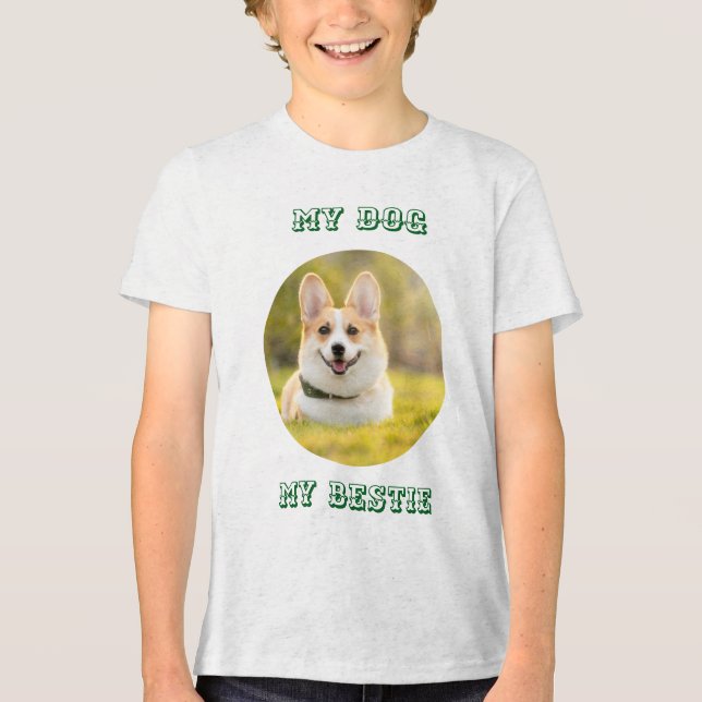 Personalized Photo Template for My Dog - My Best T Shirt (Framsida)