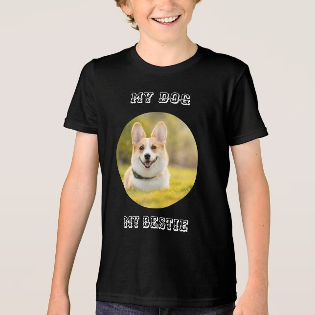 Personalized Photo Template for My Dog - My Best T Shirt (Framsida)