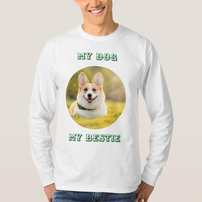 Personalized Photo Template for My Dog - My Best T Shirt (Framsida)