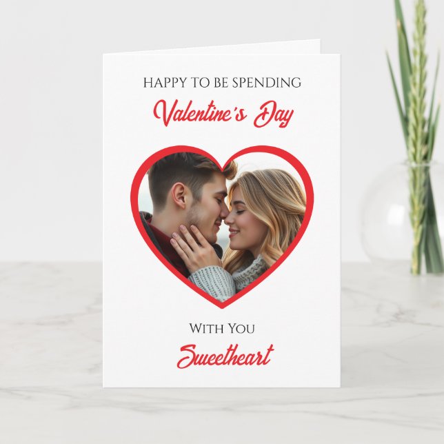 Personalized Photo Valentine's Day | My Favorite  Kort (Framsida)
