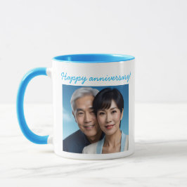 Personalized Photo Wedding Anniversary Mug Mugg