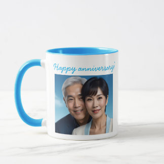 Personalized Photo Wedding Anniversary Mug Mugg