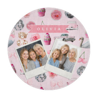 Personalized Pink Coquette Retro Cute Teddy Bear