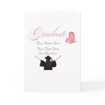 Personalized Pink Graduate Gift, Custom Name