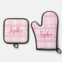 Personalized Pink Plaid 