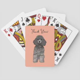 Personalized Poodle Dog Pet Casinokort