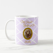 Personalized Poodle Photo | Lavender Poodle Mom