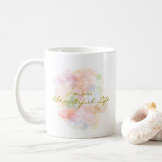Personalized Positive Quote Resin Art Typography Kaffemugg