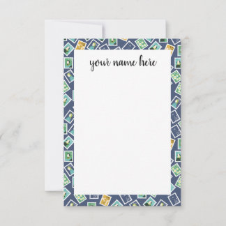 Personalized Postal Worker Note Cards Tack Kort