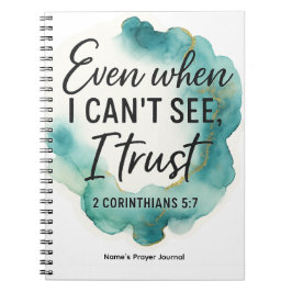 Personalized Prayer Journal | Christian Faith Anteckningsbok