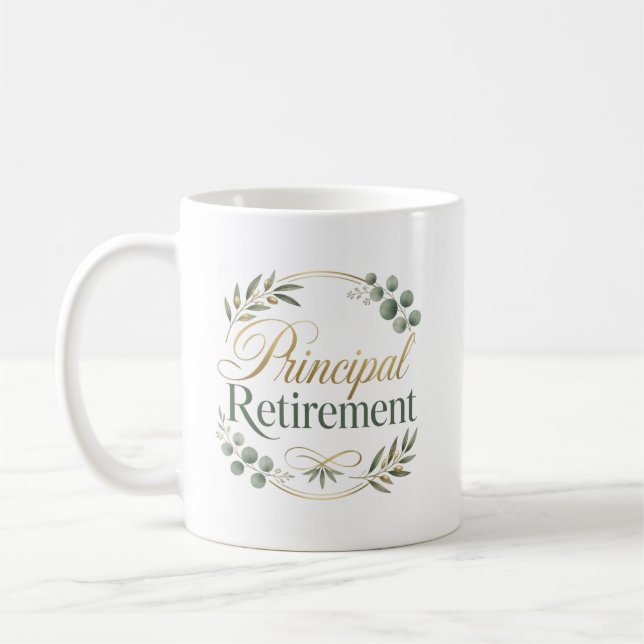 Personalized Principal Retirement Gift Kaffemugg (Vänster)