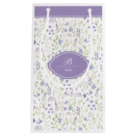 Personalized Purple Wildflower Monogram