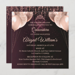 Personalized Quinceañera Invitation | Mis Quince A Inbjudningar