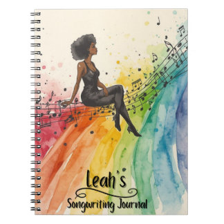PERSONALIZED Rap Hip Hop Songwriting Journal Anteckningsbok
