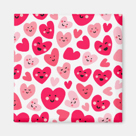 Personalized Red Heart Happy Valentine’s Day Lover Magnet