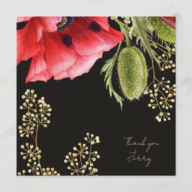 Personalized Red Poppy (Framsida)