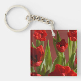 Personalized Red tulips Flower Photo Women's 