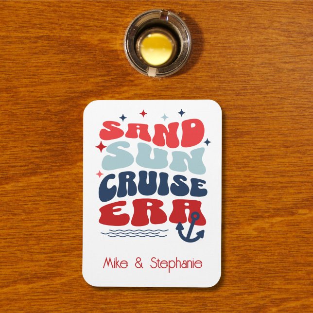 Personalized Retro Cruise Family Name Magnet (Skapare uppladdad)