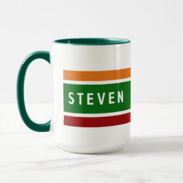 Personalized Retro Gas Station Name Coffee Gift Mugg