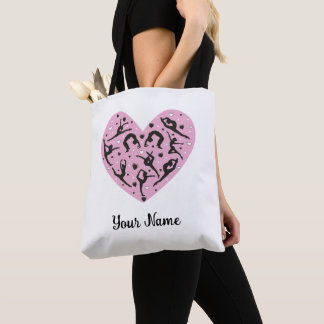 Personalized Rhythmic Gymnastics Tote Bag Pink Tygkasse