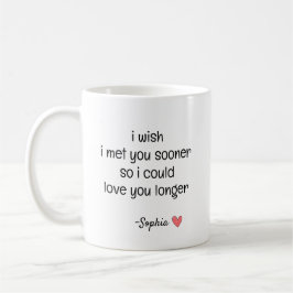 Personalized Romantic Love Quote Kaffemugg