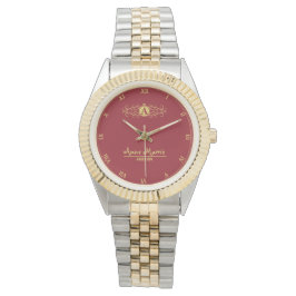 Personalized Rose Dial Women’s Elegant Custom Time Armbandsur