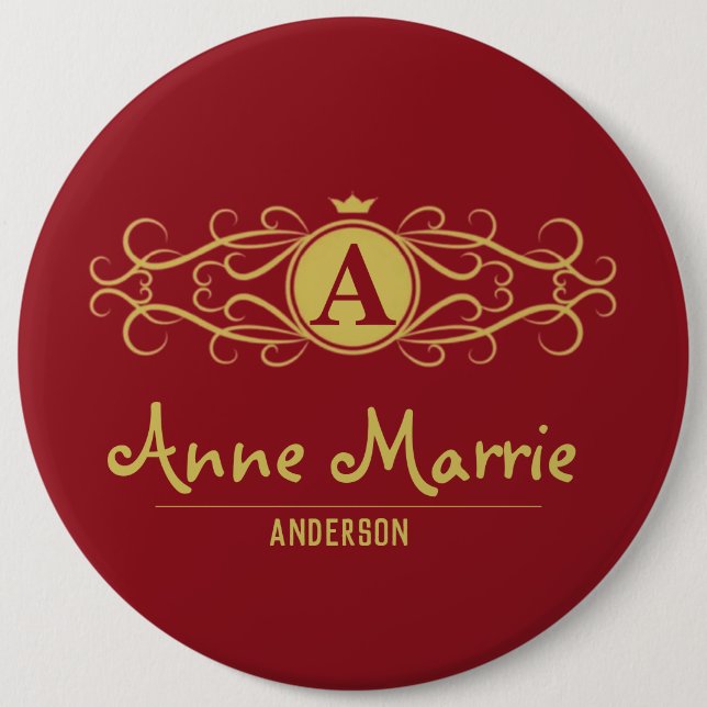 Personalized Rose Dial Women’s Elegant Custom Time Knapp (Framsida)