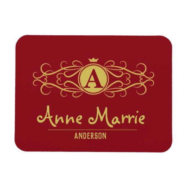 Personalized Rose Dial Women’s Elegant Custom Time Magnet (Horisontell)