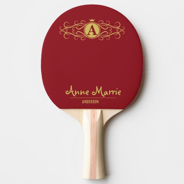 Personalized Rose Dial Women’s Elegant Custom Time Pingisracket (Framsidan)