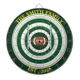 Personalized Rugby Field Dartboard Wall Art Decor Darttavla