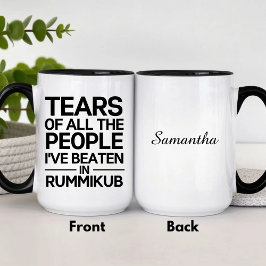Personalized Rummikub Trophy Mugg