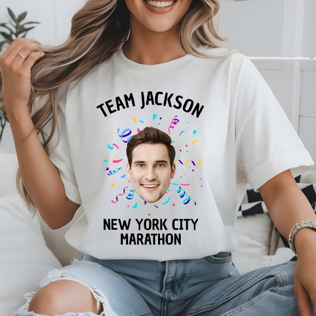 Personalized Runner's Family Runner Team Marathon T Shirt (Skapare uppladdad)
