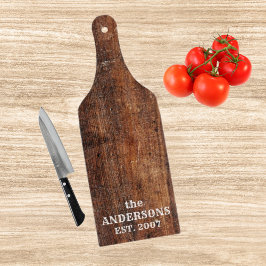 Personalized rustic old scratched wood