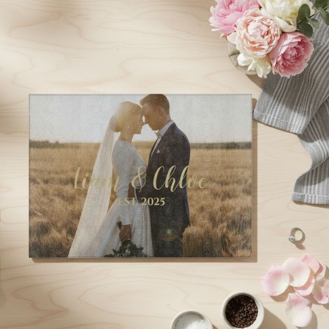 Personalized Rustic Wedding Photo Custom Names  (Skapare uppladdad)