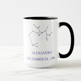 Personalized Sagittarius Constellation Mug - Custo Mugg