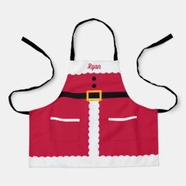 Personalized Santa Kid Christmas Apron