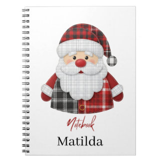 Personalized Santa notebook  Anteckningsbok