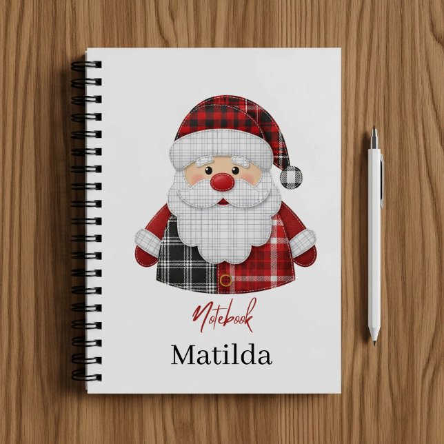 Personalized Santa notebook  Anteckningsbok (Skapare uppladdad)