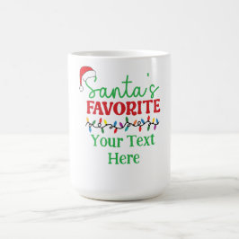 Personalized “Santa’s Favorite”  Kaffemugg