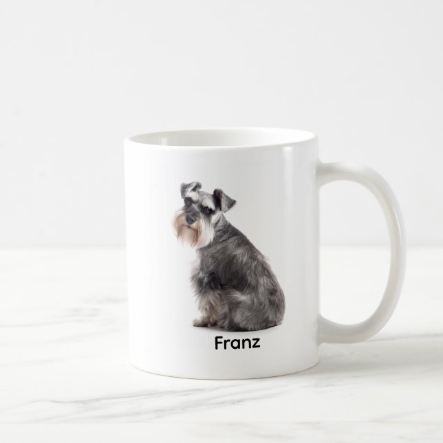 Personalized Schnauzer “I Own You” Kaffemugg (Höger)