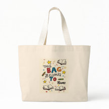 Personalized School Bag Label Design