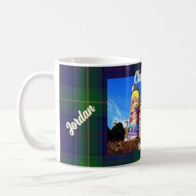 Personalized Scottish Clan Boyle's Kelburn Castle Kaffemugg (Vänster)