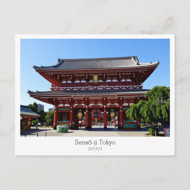 Personalized, Sensō-ji Temple, TOKYO, Japan Vykort (Framsida)