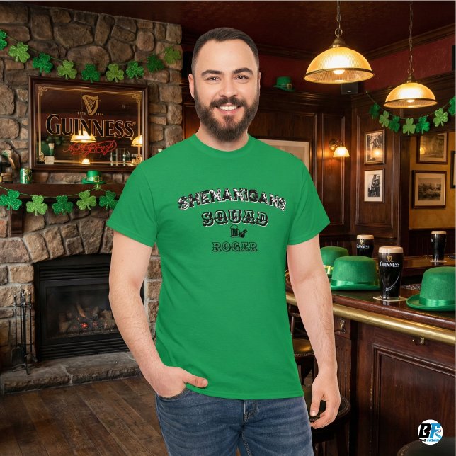 Personalized "Shenanigans Squad" St. Patrick's Day T Shirt (Skapare uppladdad)