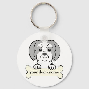 Personalized Shih Tzu Nyckelring