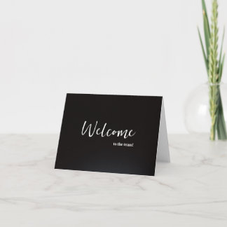 Personalized simple Elegant Welcome to the team Kort