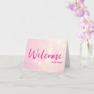 Personalized simple Elegant Welcome to the team Kort